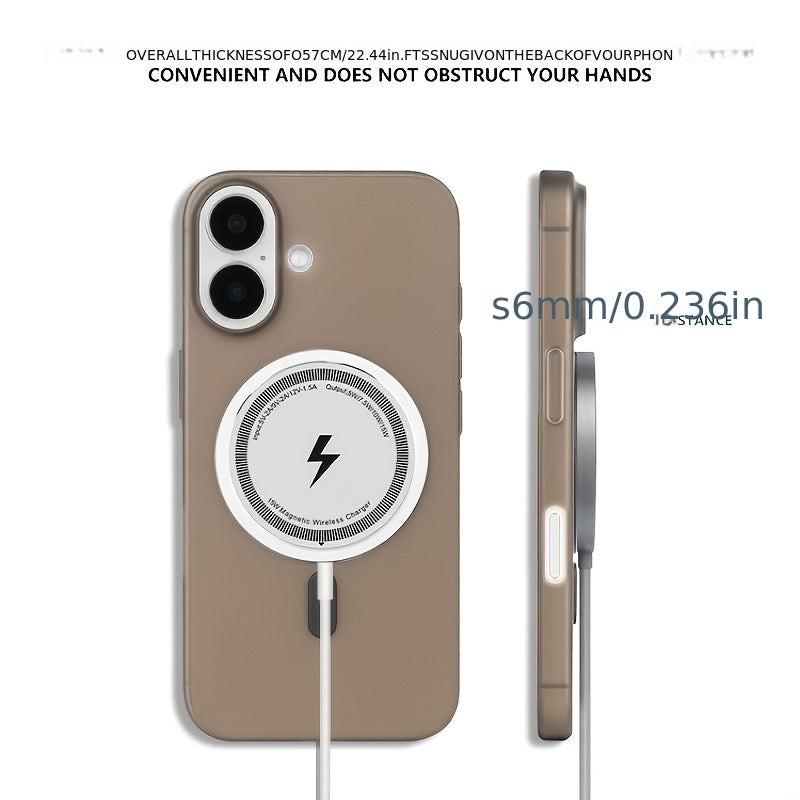 A Fast-charging Magnetic Wireless Charger 15W Charging Pad, Compatible with iPhone 16/15/14/13/12/11, Pro Max/Mini, 5W Samsung S24/S23/S23 Ultra/S22/S22+/S22 U, with Dual Input USB-C/A Ports, Compatible, with Smart Overcharge - Buy online at  Vibe In Cart.