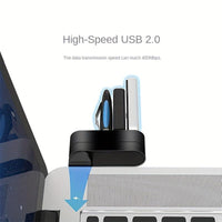 High Quality For Laptop For PC Hub USB Rotate Splitter Mini Adapter 3 Ports - Buy online at  Vibe In Cart.