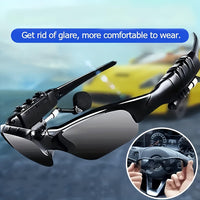 Smart Glasses With Wireless Earphones - Stylish, Atmospheric, Music And Calls, Stereo, Anti-glare, Suitable For Driving, Sports, Outdoor, Couple Gifts - Buy online at  Vibe In Cart.