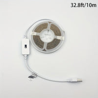 10ft-32.8ft USB-Powered Motion Sensor LED Strip Lights, Automatic Sensing Switch, White & Warm Light, Ideal for Stairs, Closets, Kitchens, Bedrooms, and Hallways - Buy online at  Vibe In Cart.