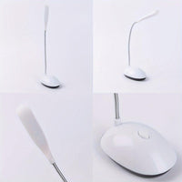 1pc LED Desk Lamp with Adjustable Arm & Gooseneck - USB-Powered (Battery Not Included) - Ergonomic Design, Dimmable Brightness Control, 360° Rotating, For Home Office, Bedroom, Study, Led Desk Lamp, Bedroom Lighting, Modern - Buy online at  Vibe In Cart.