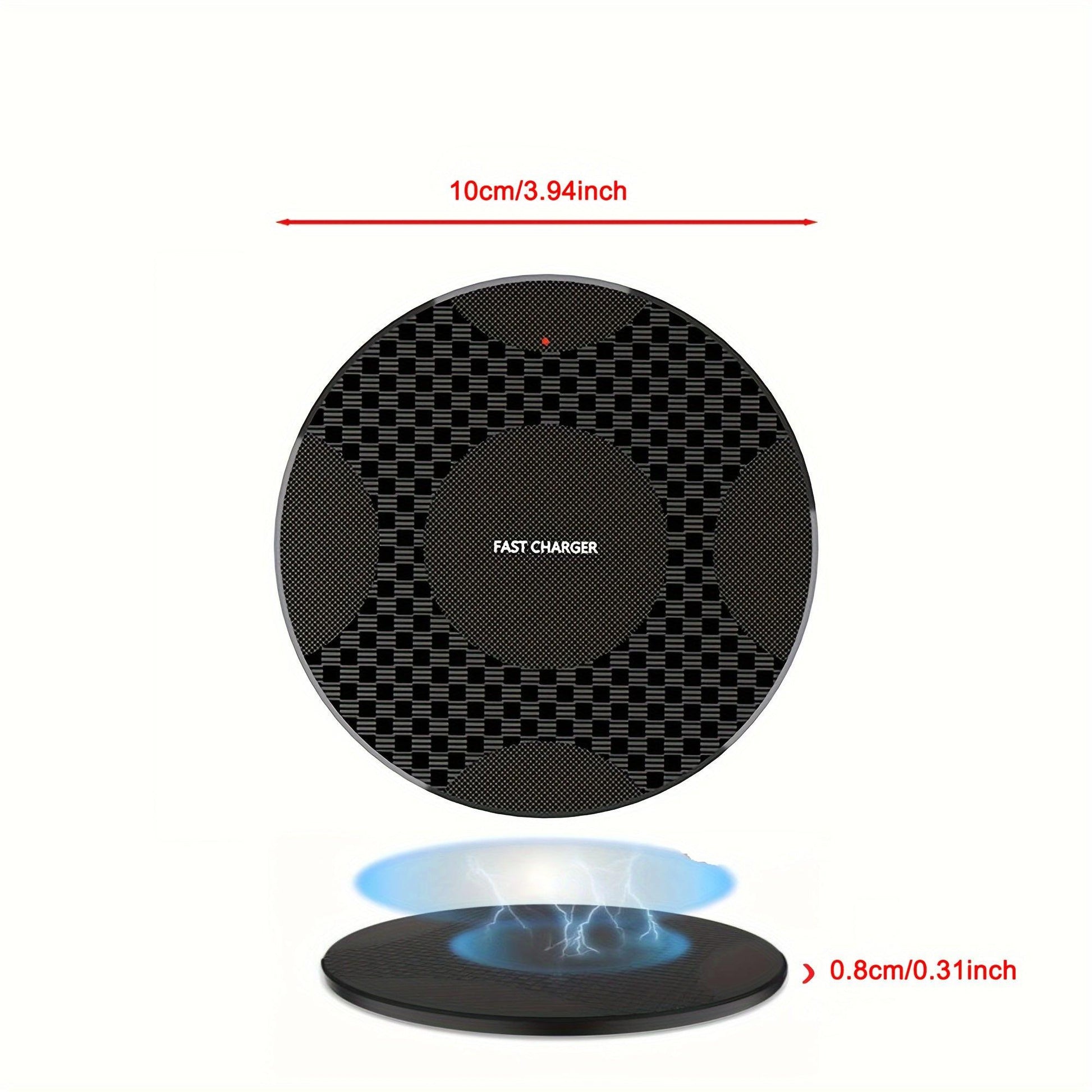 Upgraded Fast Wireless Charger, Compatible with iPhone 17/16/15/14/13/12/11/8 Series, S25/S24/S23/S22/S21/S20/S10/S9/S8/S7/S6 Series, 20/10/9/8/5 Series, Slim Design for Bedside & Office Desk - Buy online at  Vibe In Cart.