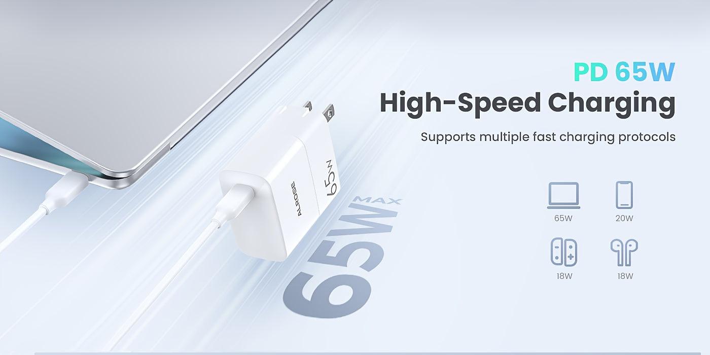 45W/65W USB C Charger, Foldable Fast Wall Charger Block With 3.3FT 100W USB C Cable For MacBook Pro/Air, for iphone 16/16 Pro/16 Pro Max/ for iphone 15/15 Pro/15 Pro Max/14/14 Pro/14 Pro Max, IPad, Galaxy, Pixel, AirPods, & M - Buy online at  Vibe In Cart.