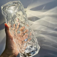 1pc Crystal Diamond Desk Lamp | Color-changing Touch Control LED Night Light with 3-Color USB Charger - Perfect for Home Decor, Halloween, Christmas, Office Desk, Camping, Parties, etc. - Buy online at  Vibe In Cart.