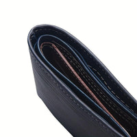 Men's Casual PU Leather Wallet With Card Slots, Zipper Coin Purse, Money Clip Christmas Gift - Buy online at  Vibe In Cart.
