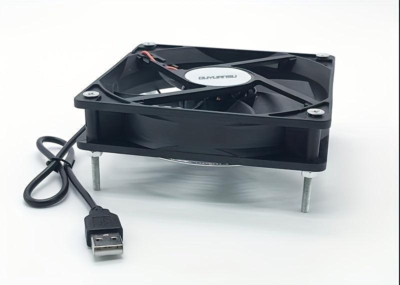 [USB Cooling Case] 12cm 8cm Silent Heatsink USB Case | 5V Computer Ventilation, Router & Set-Top Box Cooling - Buy online at  Vibe In Cart.