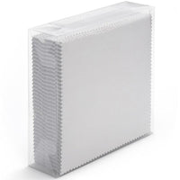 White and Black Microfiber Cleaning Cloth, 5.51 x 5.51 Inches for Electronics