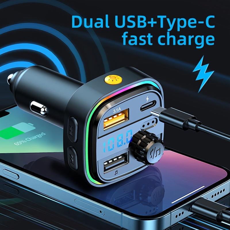 [Wireless Car MP3] Wireless Car MP3 Player, Multifunctional Car MP3 Player | Dual USB Car Charger, Quick Charge, USB Connection, Operating Voltage ≤36V, No Battery, with Digital Media Player Accessories - Buy online at  Vibe In Cart.