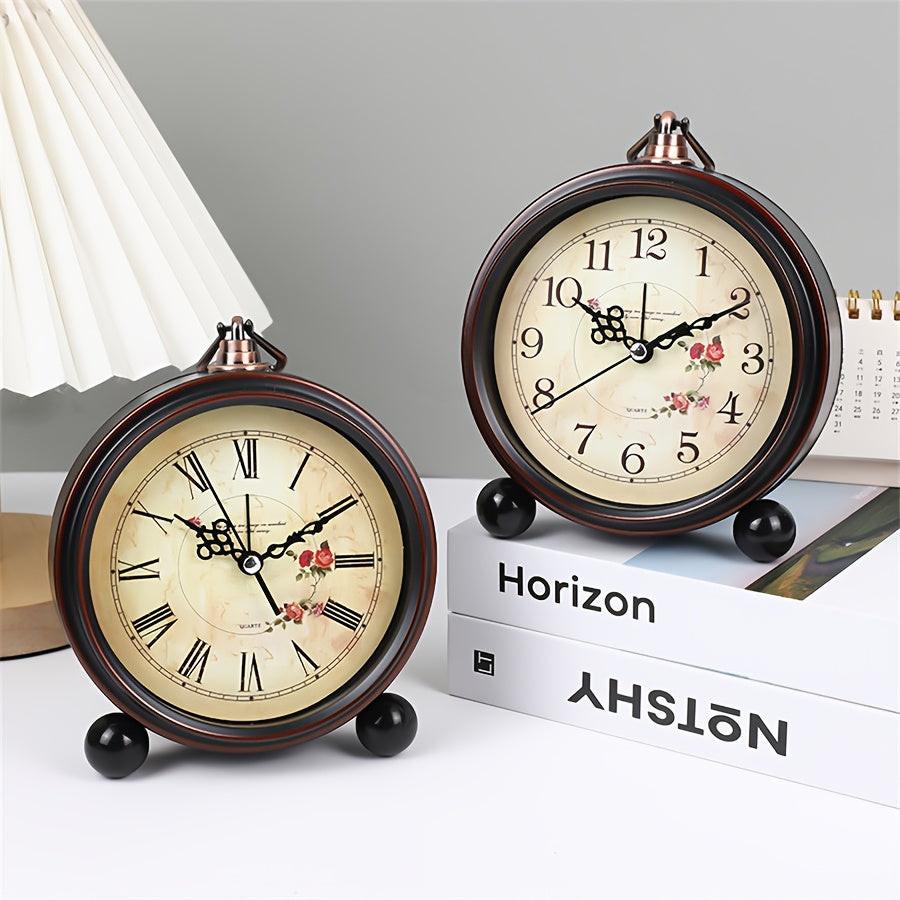 1pc 5-inch Clear Digital Alarm Clock | Retro and Simple Design, Silent Timekeeping, Wall-Mounted with Top Hook, AA Battery Powered, Ideal for Bedside, Students, Elderly, Living Room, Bedroom, Bedside Table, Home Decoration, B - Buy online at  Vibe In Cart.