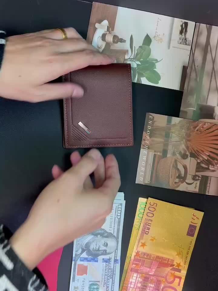 Large Capacity Multi-Card Horizontal Business Wallet for Men - Soft, Spacious, and Stylish Design - Ideal for Daily Use and Travel - Buy online at  Vibe In Cart.