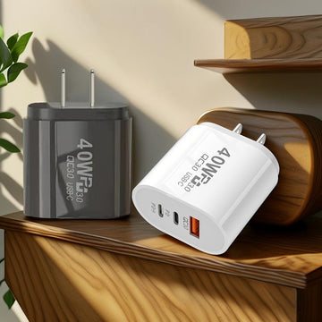 1 Universal Travel Adapter with 1 USB+2 USB-C Ports QC+PD 3.0 Power Adapter, Multi-Region Wall Charger for US, Compatible with iPhone, Samsung, Tablets, etc. - Buy online at  Vibe In Cart.
