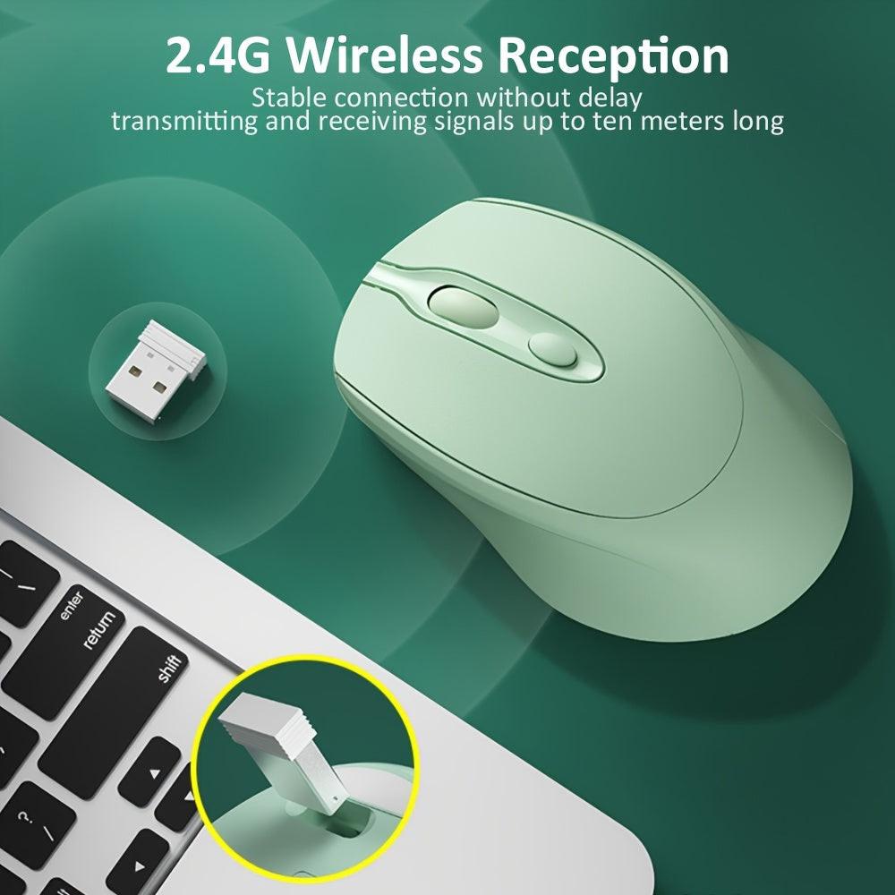 Wireless Mouse, Dual-Mode Portable Computer Mouse with Silent Clicking, Charged with Type-C Interface, Suitable for Laptop/Tablet/PC/Desktop Mouse - Buy online at  Vibe In Cart.