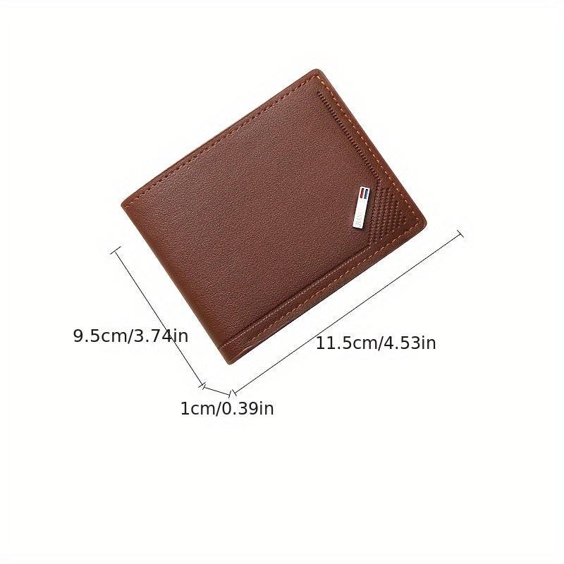 Large Capacity Multi-Card Horizontal Business Wallet for Men - Soft, Spacious, and Stylish Design - Ideal for Daily Use and Travel - Buy online at  Vibe In Cart.