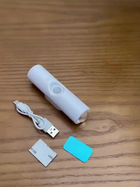 [RGB LED Wall Light] Rechargeable RGB Color Changing LED Wall Light with Motion Sensor, Magnetic Base & Cat-Eye Design - USB-Powered Under-Cabinet Lighting for Home Office, No Wiring Needed, Rechargeable Wall Light, Ambient L - Buy online at  Vibe In Cart.