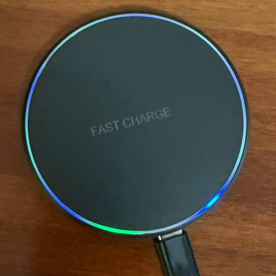 15W Wireless Fast Charger, Wireless Charging Station, Wireless Charging Pad, Induction Charger, Comes with aperture effect, for iPhone 12 13 14 15 16 Series, Compact and convenient to carry, Holiday Gifts, Black & White, Trav - Buy online at  Vibe In Cart.