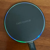 15W Wireless Fast Charger, Wireless Charging Station, Wireless Charging Pad, Induction Charger, Comes with aperture effect, for iPhone 12 13 14 15 16 Series, Compact and convenient to carry, Holiday Gifts, Black & White, Trav - Buy online at  Vibe In Cart.