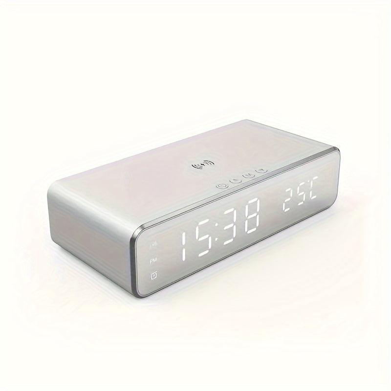 Wireless Charger with LED Alarm Clock and Thermometer Three-in-One Stylish Control Design Suitable for Home or Office Use - Buy online at  Vibe In Cart.