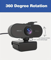 1080P Full HD Webcam with Built-In Microphone, Plug And Play, Privacy Cover, Stand, Suitable for Meetings, Game Streaming, Voice Calls, Online Classes, And Home Office Use, High-Definition Video, Easy Installation, Computer C - Buy online at  Vibe In Cart.