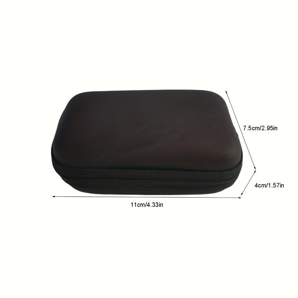 1pc Multifunctional Faux Leather Tech Accessory Organizer with Mesh Pocket, Portable Durable Travel Case for Multiple Devices Charging Cables and Earphones, Coin and Jewelry Box - No Battery - Buy online at  Vibe In Cart.