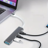 4-Port USB Hub, USB Splitter, Ultra-Slim USB Dongle Expander for Laptops, Xbox, Flash Drives, Hard Drives, Consoles, Printers, Cameras, Keyboards, Mice, Made of Aluminum - Buy online at  Vibe In Cart.