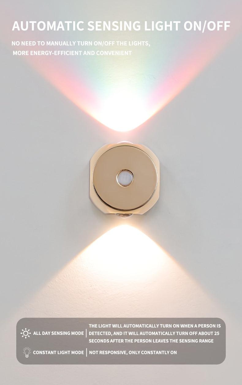 1pc Motion Sensor Light with USB Charging, Two-Way Switch, Adjustable Brightness & Color, Battery-Powered (), Freestanding Wall-Mounted Design for Entryway - Buy online at  Vibe In Cart.