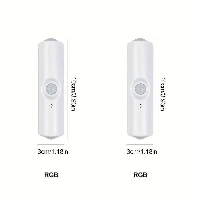 [USB Rechargeable LED] 1pc/2pcs/4pcs Motion Sensor Night Light, Magnetic Wall Light, Detachable Wall-Mounted Lighting with Lens, Up and Down Illumination, USB Rechargeable LED Light, Wireless Stair Light, Indoor Wooden Wall L - Buy online at  Vibe In Cart.