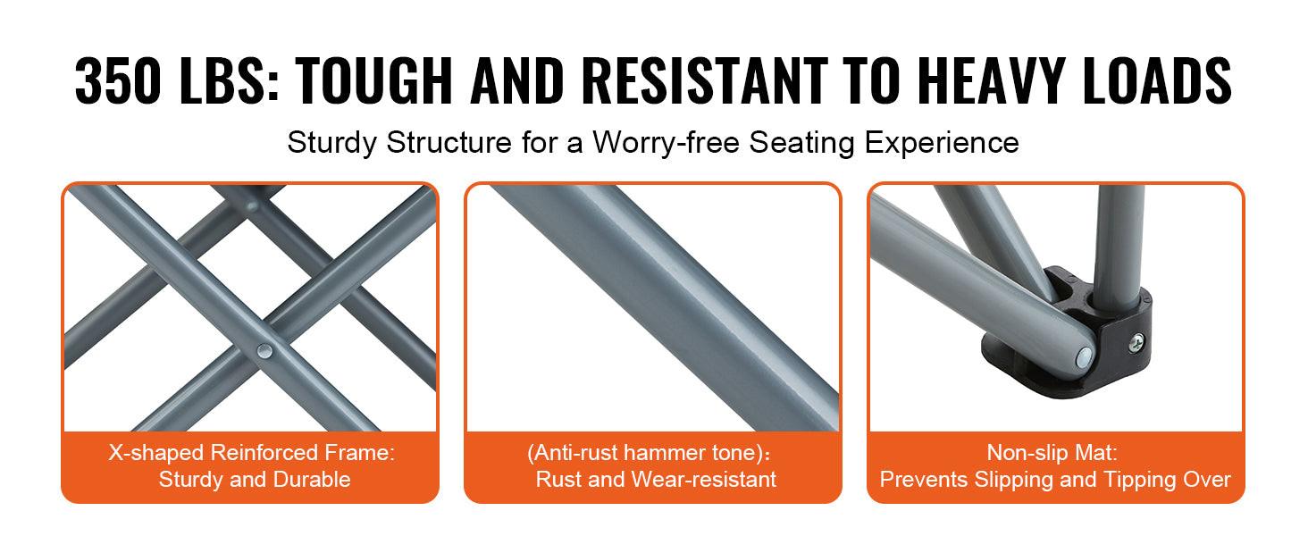 SucceBuy Outdoor Camping Chair 350lbs High Load Ultralight Folding Chair Portable Beach Hiking Picnic Travel Seat Fishing Tool - Buy online at  Vibe In Cart.