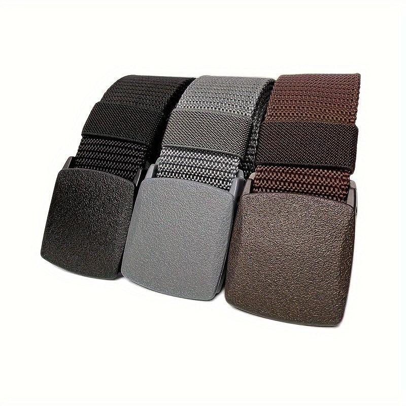 Allergy-Friendly Belts for Men & Women - Versatile Sports & Casual Wear Belts with Metal Buckles, Olive Green, Navy Blue, Black, and More Colors Available, Outdoor Cloth Belts | Adjustable Buckle Belt | Durable Material, Belt - Buy online at  Vibe In Cart.