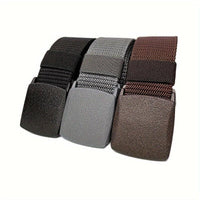 Allergy-Friendly Belts for Men & Women - Versatile Sports & Casual Wear Belts with Metal Buckles, Olive Green, Navy Blue, Black, and More Colors Available, Outdoor Cloth Belts | Adjustable Buckle Belt | Durable Material, Belt - Buy online at  Vibe In Cart.