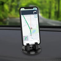 [Rotatable Car Phone Holder] 360-Degree Rotatable Universal ABS Dashboard Holder | Non-Slip Adjustable Car Phone Mount, GPS Navigation Accessory - Suitable for Car Electronics - Buy online at  Vibe In Cart.