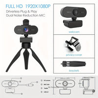 1080P Full HD Webcam with Built-In Microphone, Plug And Play, Privacy Cover, Stand, Suitable for Meetings, Game Streaming, Voice Calls, Online Classes, And Home Office Use, High-Definition Video, Easy Installation, Computer C - Buy online at  Vibe In Cart.