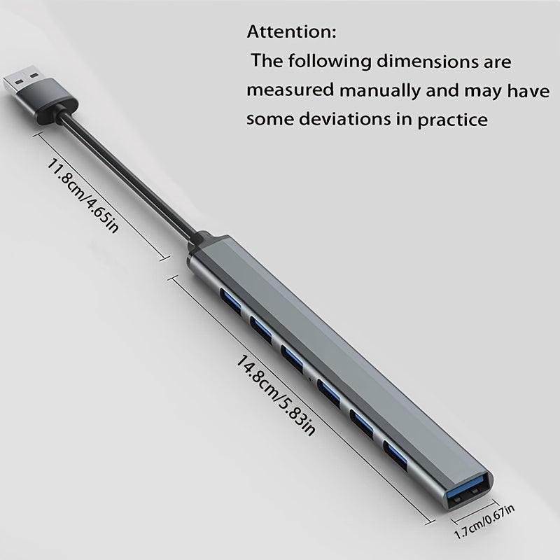 7-Port USB 3.0 Hub Compatible for MacBook/PC/Laptop - USB- 7-Device External Expansion Board with USB 3.0 (5Gbps Speed) & USB 2.0 Ports, Plug & Play, Aluminum Alloy Housing - Compatible for Mac Pro, Mac Mini, iMac, Surface Pr - Buy online at  Vibe In Cart.