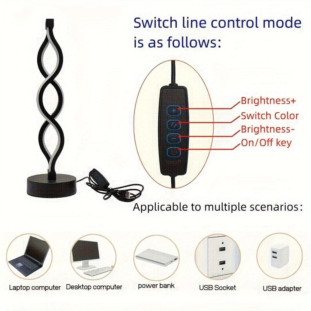 Creative USB LED Small Desk Lamp for KTV, Cafe, Bedroom, and Bed Decoration - Durable and Super Good-Looking Nightlight - Buy online at  Vibe In Cart.