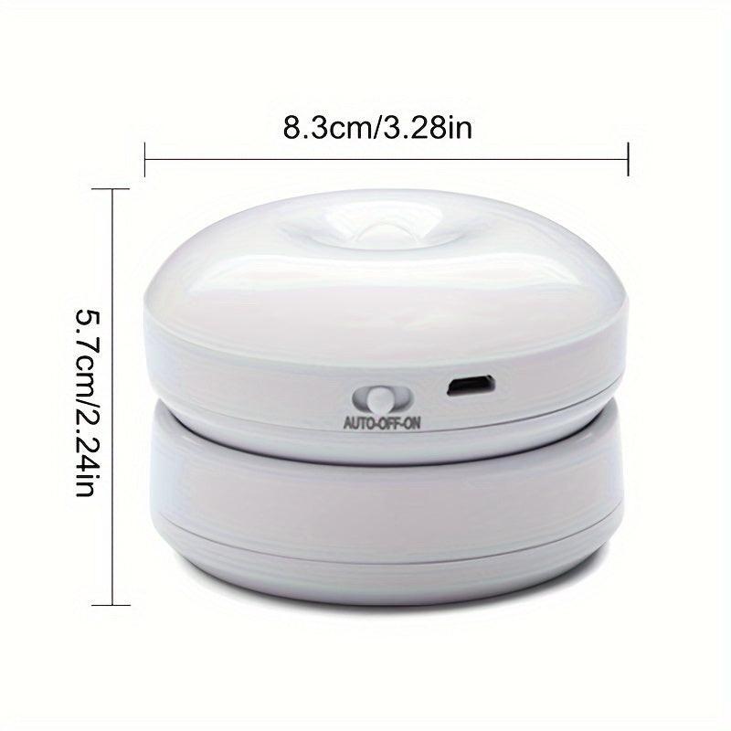 1pc Motion Sensor Night Light, 360° Rotating LED Night Light Cabinet Light Portable Rechargeable Night Lamp Indoor Use in Bedroom Hallway Kitchen Closet Wardrobe Cupboard - Buy online at  Vibe In Cart.