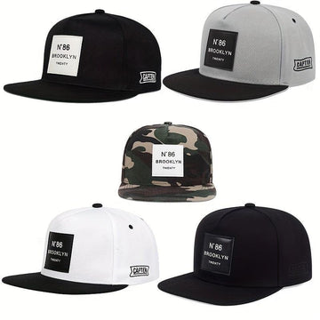 Brooklyn Label Patch Snapback Hat Hip Hop Baseball Cap Trendy Unisex Lightweight Breathable Golf Dad Hats For Women & Men - Buy online at  Vibe In Cart.
