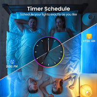 130/25/50/100ft 40/7.5/15/30m LED Strip Lights with App Control Remote, RGB LED 24V Dimmable Sync Color Changing Lights for Bedroom, Home Decor, Music Sync - Buy online at  Vibe In Cart.