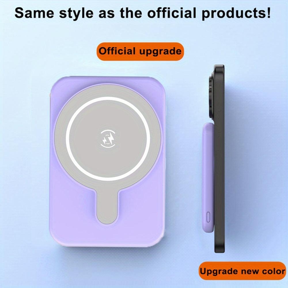 10000mAh Wireless Magnetic Portable Power Bank with Fast Charging
