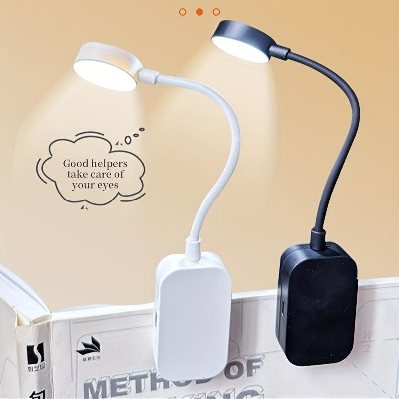 [USB Rechargeable Reading Lamp] USB Rechargeable Reading Lamp, Adjustable Brightness 360° Flexible Book Light for Night Reading, Bedside, Tablet, Study and Work - Buy online at  Vibe In Cart.