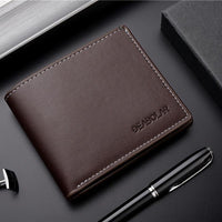 Fashion Men'S Soft Faux Leather Wallet Casual Short Youth Purse Christmas Gift - Buy online at  Vibe In Cart.