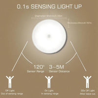 8- USB Rechargeable Night Light with PIR Motion Sensor, Adhesive Magnetic Strip for Closets, Cabinets, Stairs, Bedrooms, And More! - Buy online at  Vibe In Cart.