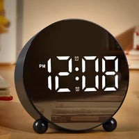 New student creative alarm clock fashion simple office electronic clock LED LCD clock home bedside clock temperature clock plastic clock - Buy online at  Vibe In Cart.