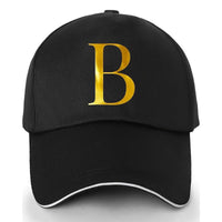 Adjustable Polyester Baseball Cap with Letter Embroidery