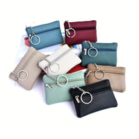 A Small Wallet with a Keychain That Holds Coins in a Mini Coin Purse. - Buy online at  Vibe In Cart.