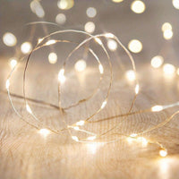 [USB Fairy String Lights] 1pc 20/50/100 LED USB Fairy Lights | Copper Wire String Lights, Warm White Multicolor White | Home, Bedroom, Wedding, Christmas, Holiday, Halloween Decorations - Buy online at  Vibe In Cart.