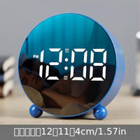 New student creative alarm clock fashion simple office electronic clock LED LCD clock home bedside clock temperature clock plastic clock - Buy online at  Vibe In Cart.