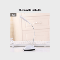 1pc LED Desk Lamp with Adjustable Arm & Gooseneck - USB-Powered (Battery Not Included) - Ergonomic Design, Dimmable Brightness Control, 360° Rotating, For Home Office, Bedroom, Study, Led Desk Lamp, Bedroom Lighting, Modern - Buy online at  Vibe In Cart.