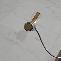 Clock Fan USB Fan LED Time Display Portable Cooling Fan For Desktop And Laptop Computers - Buy online at  Vibe In Cart.