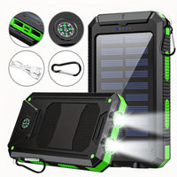 Solar Charger-40000mAh Solar Charger Power Bank -Portable Solar Phone Battery Panel Charger, QC3.0 Dual USB Port Battery Pack Charger Portable For All Cell Phones & Electronic Devices- Long Lasting, Travel Camping, LED Flashl - Buy online at  Vibe In Cart.