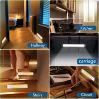 6 Motion Sensor Lights, Size 3.94 Inches/7.87 Inches/11.81 Inches, Intelligent Motion Sensor Cabinet Lights, LED Indoor Lighting with USB Rechargeable Magnetic Night Lights, Detachable Cabinet Lights, Suitable for Offices, Be - Buy online at  Vibe In Cart.