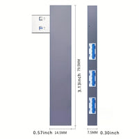 [USB HUB Type C] 3 Port USB3.0 USB HUB Type C | 5Gbps Data Transfer Type-C USB-C Multi Splitter OTG Adapter for PC Laptop Notebook - Buy online at  Vibe In Cart.